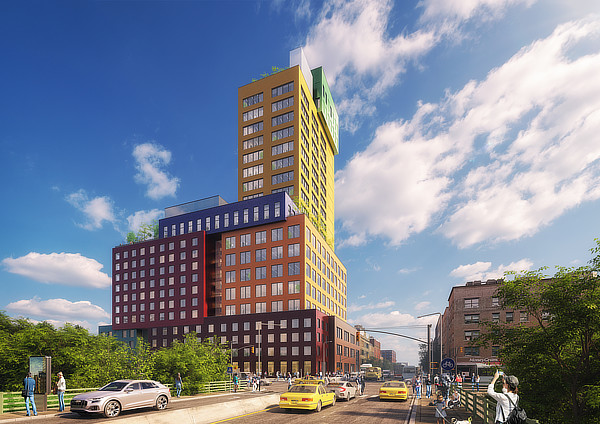 Radio Tower Hotel, MVRDV, Winy Maas, New York, Manhattan, Washington Heights, Stonehill Taylor Architects