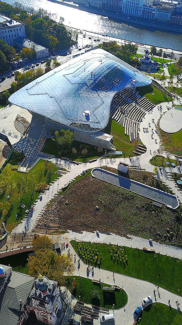 Zaryadye Concert Hall, Reserve, Moscow, Russia, Vladimir Plotkin, Sergey Kuznetsov, Diller Scofidio + Renfro