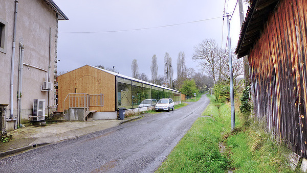 BAST, Bureau Architectures Sans Titre, School refectory E26, Montbrun Bocage, Occitanie, France