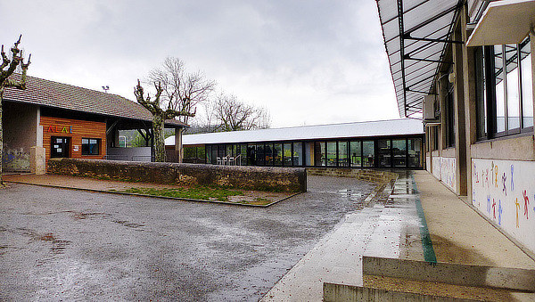 BAST, Bureau Architectures Sans Titre, School refectory E26, Montbrun Bocage, Occitanie, France