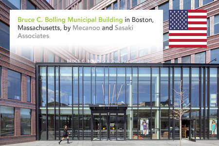 Mecanoo, Francine Houben, Sasaki, Bruce C. Bolling Municipal Building, Boston