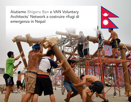 Shigeru Ban, VAN, Voluntary Architects' Network, Nepal earthquake, emergency disaster