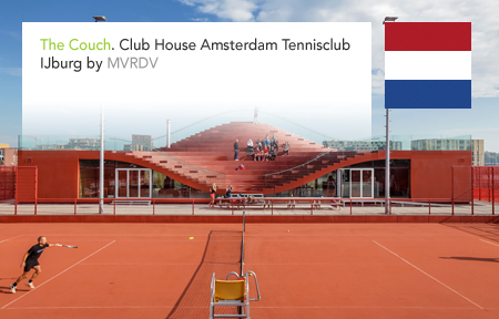MVRDV, The Couch, Amsterdam, Tennisclub, IJburg