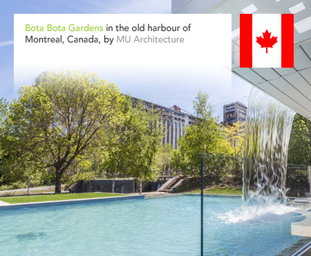 Bota Bota Gardens, Les Jardins du Bota Bota, MU Architecture, Montréal, Quebec, Canada