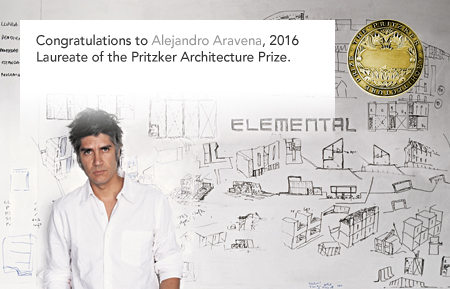 Alejandro Aravena, Pritzker Architecture Prize 2016