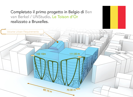 Ben van Berkel, UNStudio, Jaspers-Eyers Architects, Le Toison d’Or, Brussels, Bruxelles