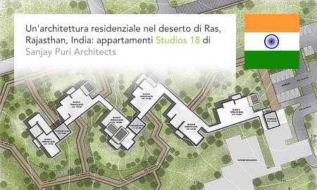 Sanjay Puri Architects, Studios 18 apartments, Ras, Rajasthan, India, Roots Design, Beawar