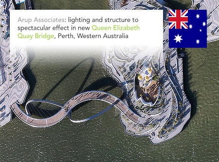 Arup Associates, Queen Elizabeth Quay Bridge, Perth, Western Australia