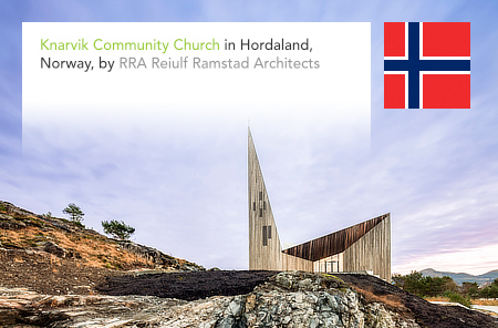 RRA Reiulf Ramstad Arkitekter, Knarvik kyrkje, Knarvik Community Church, Lindås, Hordaland, Norway