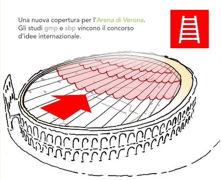 gmp von Gerkan Marg und Partner, sbp schlaich bergermann partner, Arena di Verona, roof, Veneto, Italy