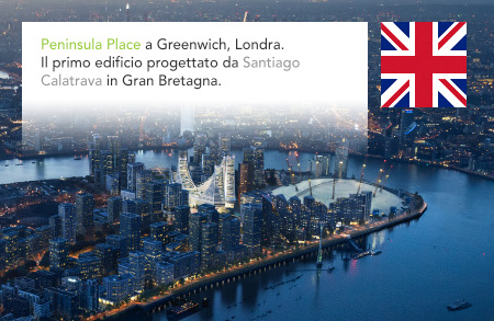 Santiago Calatrava, Peninsula Place, Knight Dragon, Greenwich Peninsula, London, UK, Thames