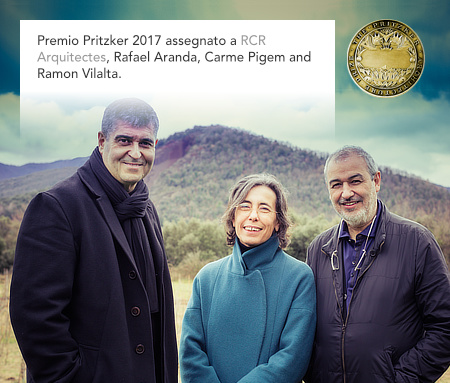 Pritzker Architecture Prize 2017, RCR Arquitectes, Rafael Aranda, Carme Pigem, Ramon Vilalta