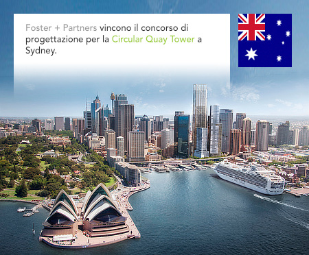 Foster + Partners, Circular Quay Tower, Sydney, Australia, Norman Foster, Gerard Evenden