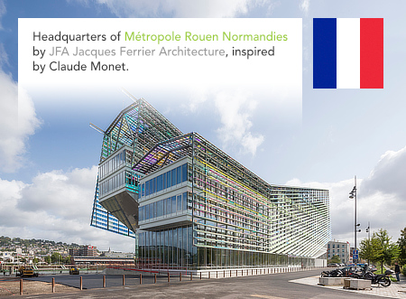 Jacques Ferrier Architecture, Métropole Rouen Normandie, Studio Pauline Marchetti, Sensual City Studio, C&E ingénierie, Claude Monet, France