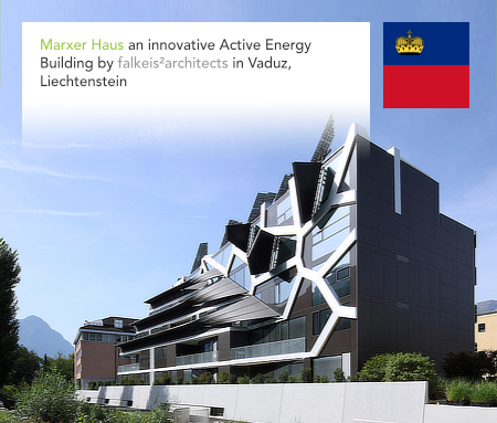 falkeis²architects, Marxer Haus, Active Energy Building, Bollinger + Grohmann, Vaduz, Liechtenstein