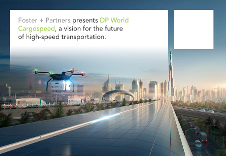 Foster + Partners, DP World Cargospeed, DP World, Virgin Hyperloop One, Dubai, UAE, Stefan Behling