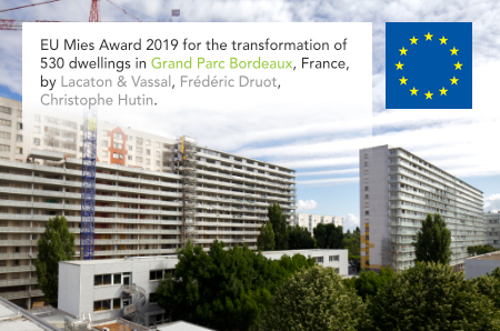 Lacaton & Vassal, Frédéric Druot, Christophe Hutin, Grand Parc Bordeaux, Transformation of 530 dwellings, Aquitaine, France