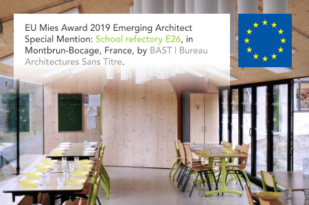 BAST, Bureau Architectures Sans Titre, School refectory E26, Montbrun Bocage, Occitanie, France