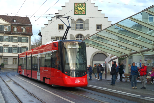 Santiago Calatrava, St. Gallen, Bus Stop, Marktplatz