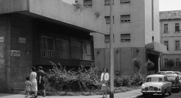 Michelangelo Antonioni, La Notte, Luigi Moretti, Casa albergo, Milano, Via Corrridoni