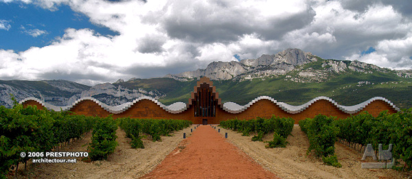 Santiago Calatrava, Bodega Ysios, winery, Laguardia, Rioja Alavesa, Basque Country, Euskadi