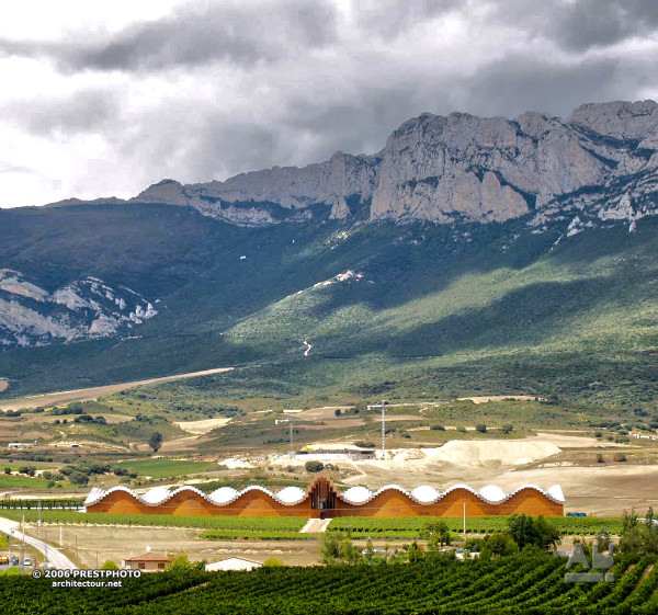 Santiago Calatrava, Bodega Ysios, winery, Laguardia, Rioja Alavesa, Basque Country, Euskadi