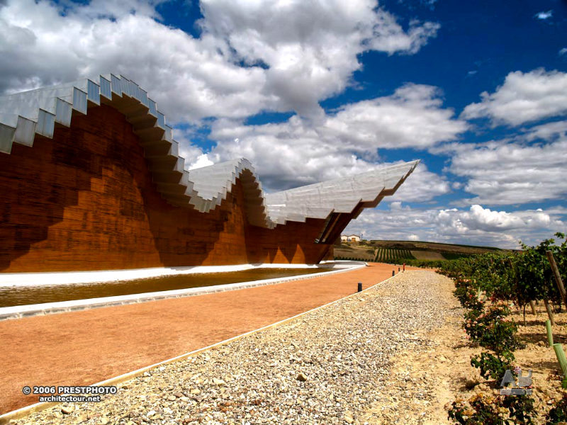 Santiago Calatrava, Bodega Ysios, winery, Laguardia, Rioja Alavesa, Basque Country, Euskadi