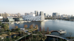 Henning Larsen, Hangzhou Yuhang Opera, China, Buro Happold, Bassinet Turquin Paysage, AECOM