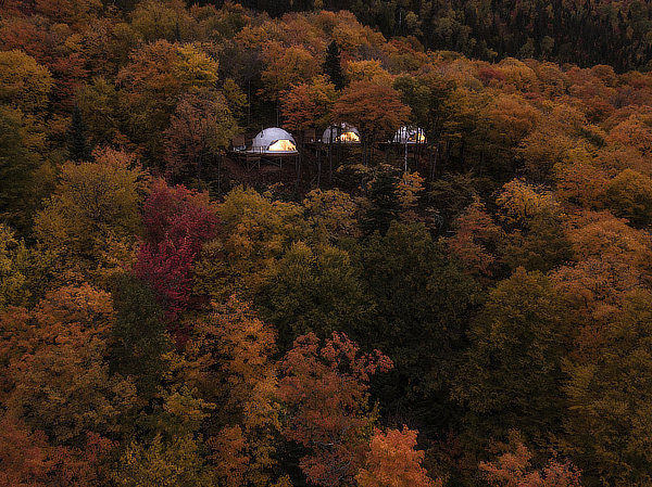 Bourgeois / Lechasseur architects, Dômes Charlevoix, Petite-Rivière-Saint-François, Québec, Canada