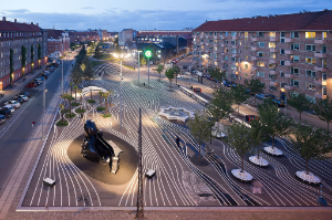 Superkilen, Superflex, BIG Bjarke Ingels Group, Topotek 1, Copenhagen, Norrebro, Denmark