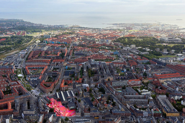 Superkilen, Superflex, BIG Bjarke Ingels Group, Topotek 1, Copenhagen, Norrebro, Denmark