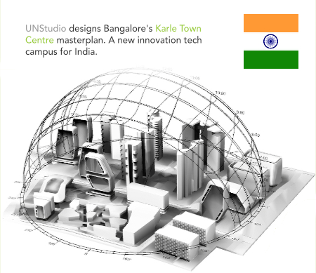 UNStudio, Ben van Berkel, Karle Town Centre, Bangalore, India, BALJON Landscape Architects, Ross Bonthorne