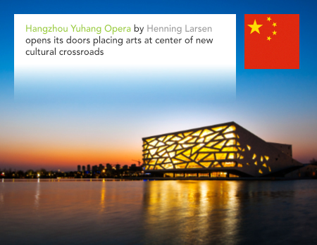 Henning Larsen, Hangzhou Yuhang Opera, China, Buro Happold, Bassinet Turquin Paysage, AECOM