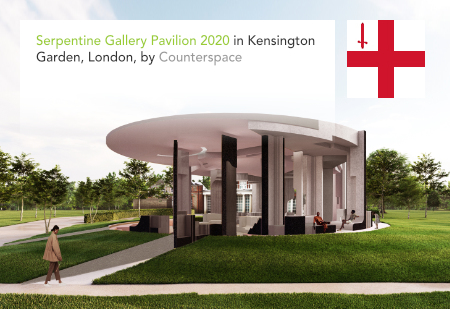 Counterspace, Serpentine Gallery Pavilion 2019, London, Kensington Garden, Hyde Park