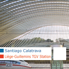 Santiago Calatrava Liege Guillemins TGV Station