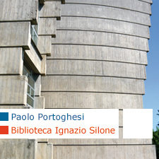 Paolo Portoghesi Biblioteca Ignazio Silone Avezzano