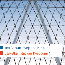 GMP von Gerkan Marg und Partner Basketball stadium in Dongguan