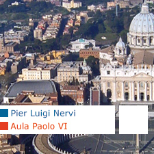 Pier Luigi Nervi Aula Paolo VI Città del Vaticano