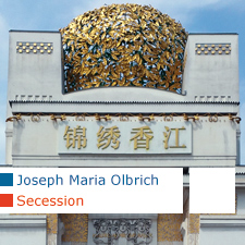 Joseph Maria Olbrich, Secession House, Haus der Wiener Sezession, Vienna, Wien, Austria