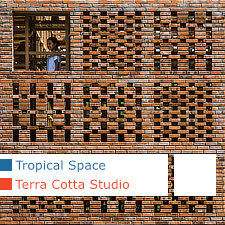 Tropical Space, Terra Cotta Studio, Le Duc Ha, Dien Phuong, Dien Ban, Quang Nam Province, Vietnam