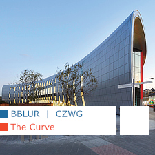 bblur architecture, CZWG Architects, The Curve, Slough, Berkshire, Colorminium, Buro Happold