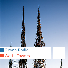Simon Rodia, Watts Towers, Nuestro Pueblo, Los Angeles, Santa Ana, California, USA
