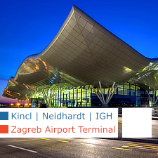 Nikola Kincl, Velimir Neidhardt, Jure Radić, IGH Projektiranje, Franjo Tuđman International Airport Terminal, Zagreb, Croatia