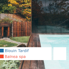 Blouin Tardif Architecture Environnement, Balnea spa, réserve thermale, Le pavillon Ouest, Bromont, Quebec, Canada