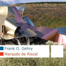 Frank O. Gehry, Ciudad del Vino Marqués de Riscal, Elciego, La Rioja, Spain