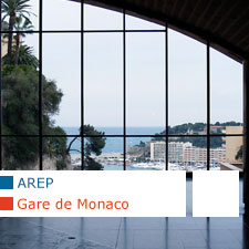 Gare de Monaco, Monaco Railway Station, AREP, Monte-Carlo