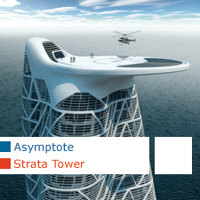 Asymptote Architecture, Strata Tower, Abu Dhabi, UAE, United Arab Emirates, Arup