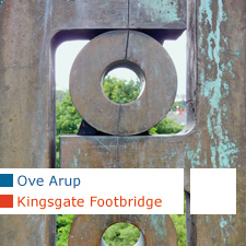 Ove Arup, Kingsgate Footbridge, Durham, England, UK